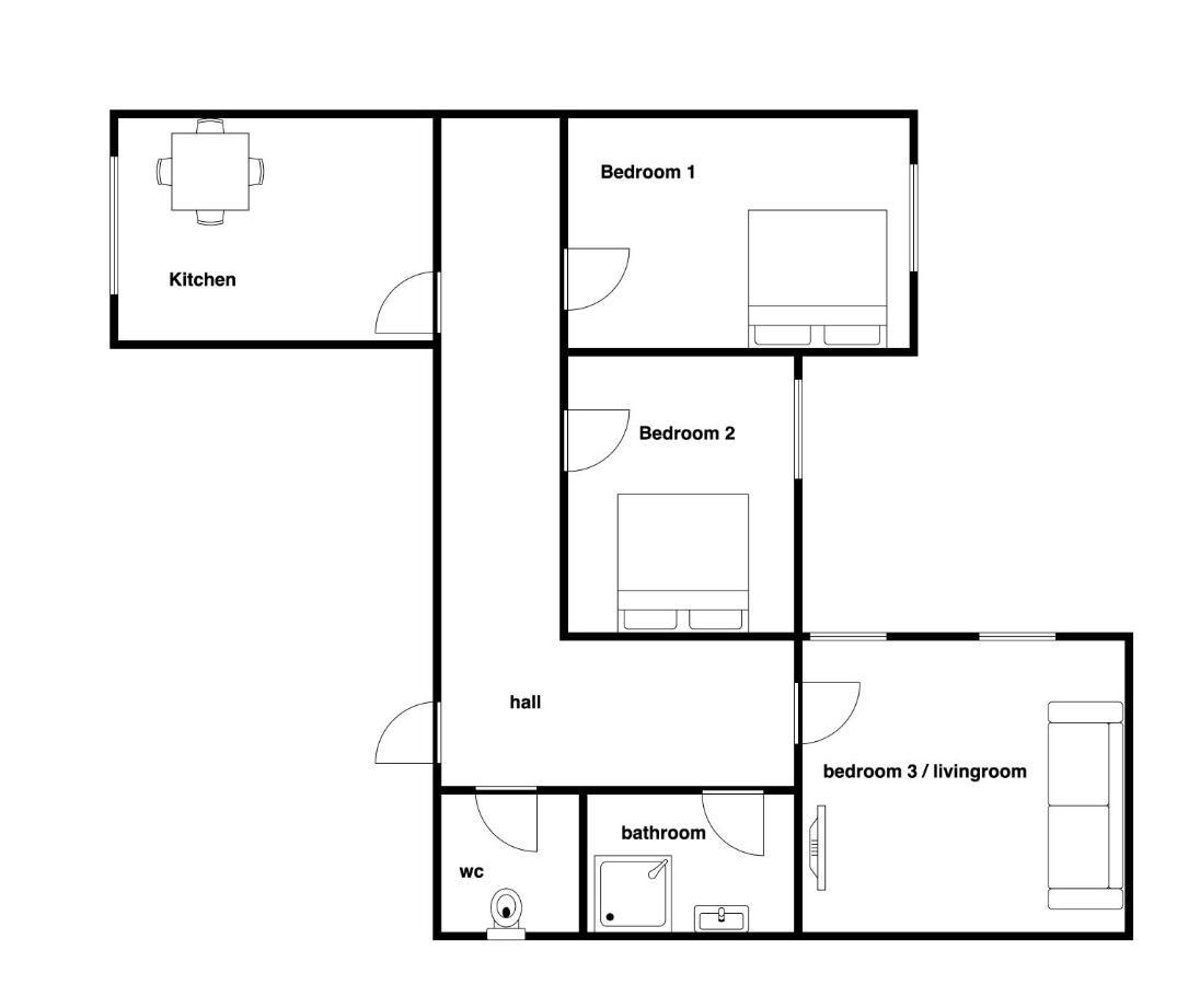 Lacplesa Downtown New 2-Bedroom Apartment Riga Exterior photo